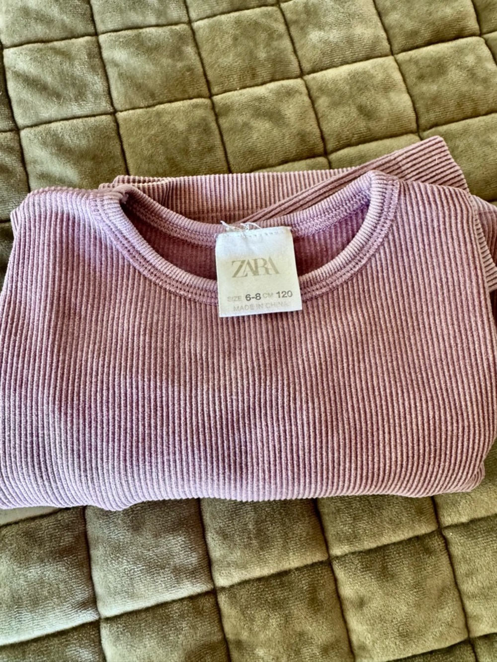 Zara ribbed activewear set